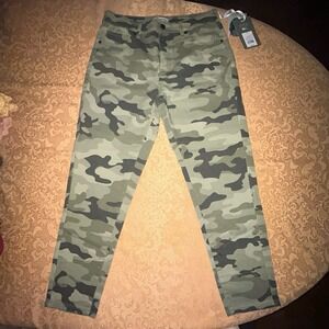 NILI LOTAN Women's Size 8 High Rise Camo Jeans Skinny Denim Stretch $55 NWT